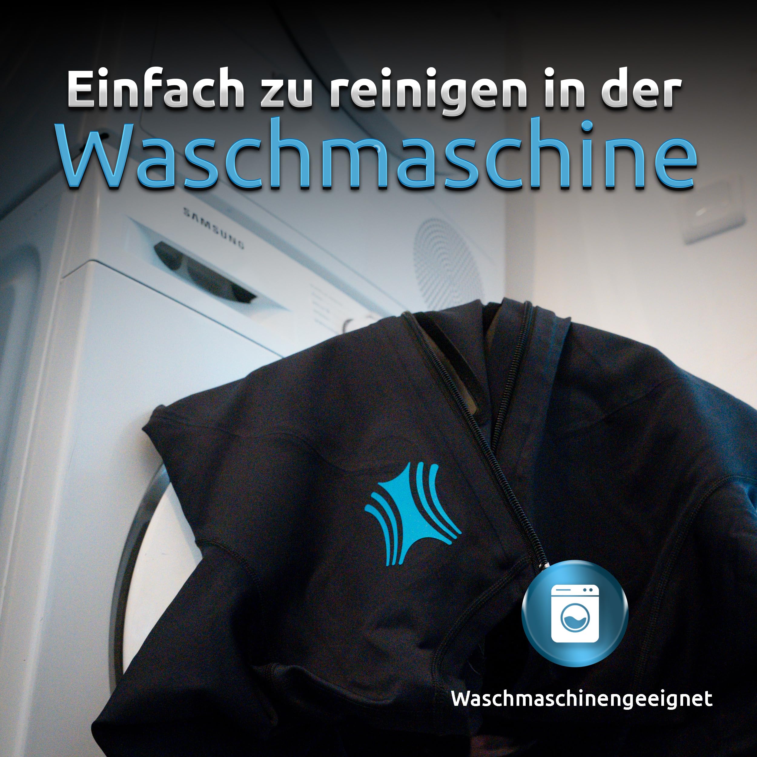 EMS Anzug Classic HOME Komplettsystem - 20 Elektroden für effektives Ganzkörpertraining - kabelloses EMS-Training für Zuhause - Herren & Frauen - Made in Germany - inkl. App & Steuerbox