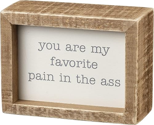 Primitives by Kathy Cartel de caja con texto "My Favorite", 10 x 7,6 cm, color c