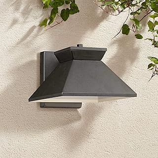 John Timberland Whatley Modern Outdoor Wall Light Fixture Black LED 6 1/4