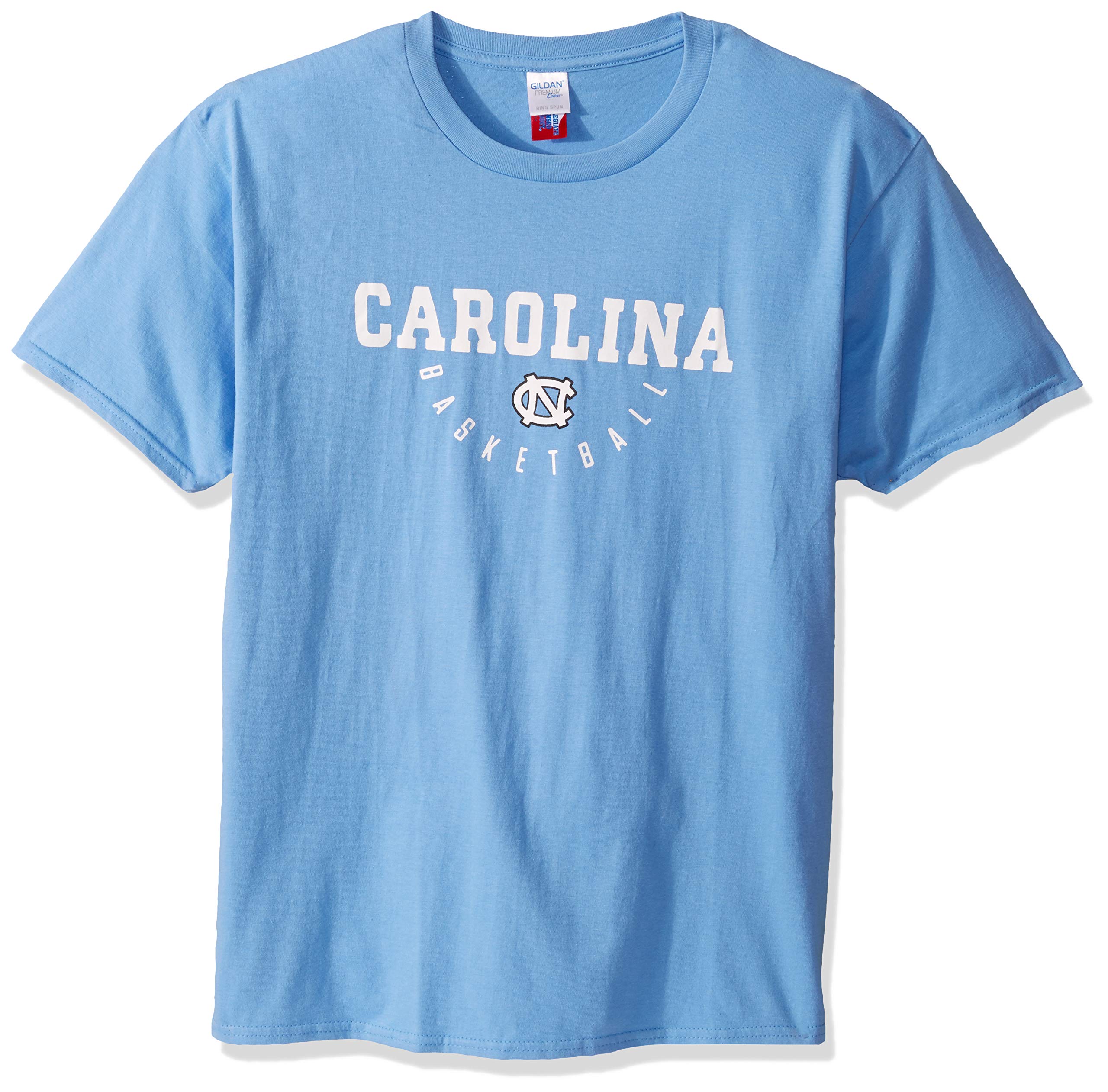 UNC North Carolina Adult Size Basketball T-Shirt (Large) Blue