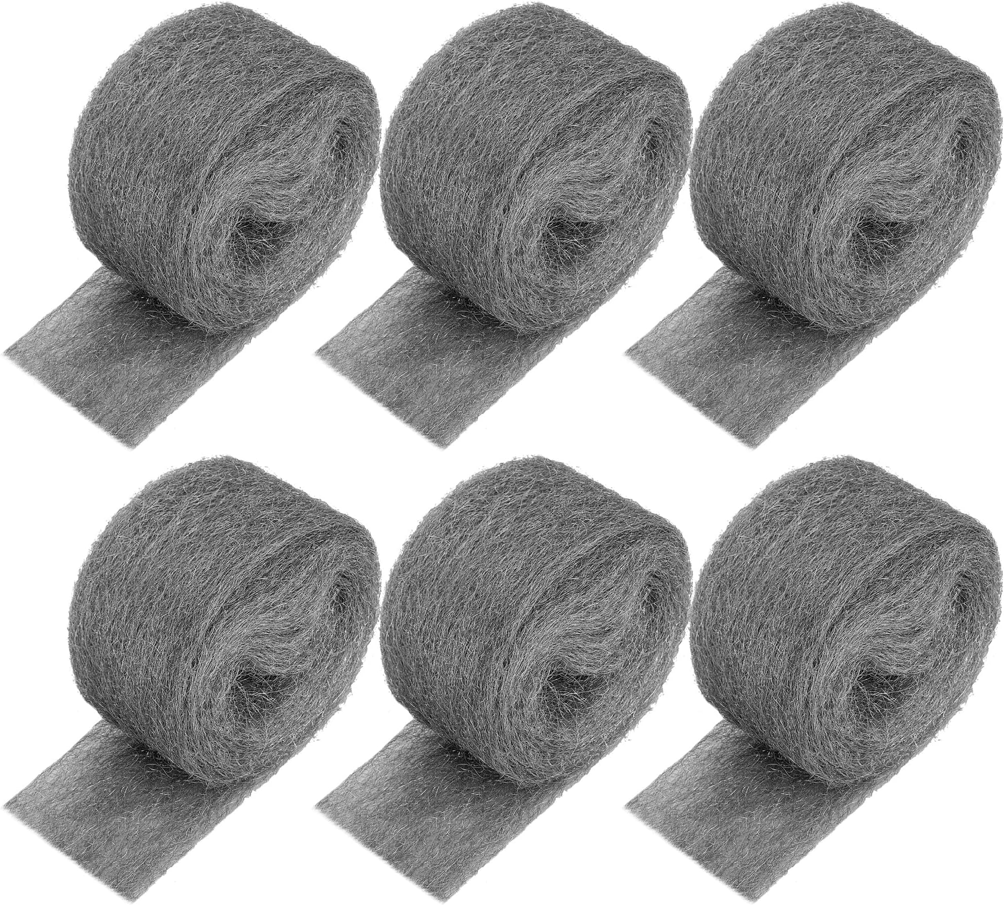78 Feet Steel Wool Fill Fabric, Steel Wool Blend Hardware Cloth Gap