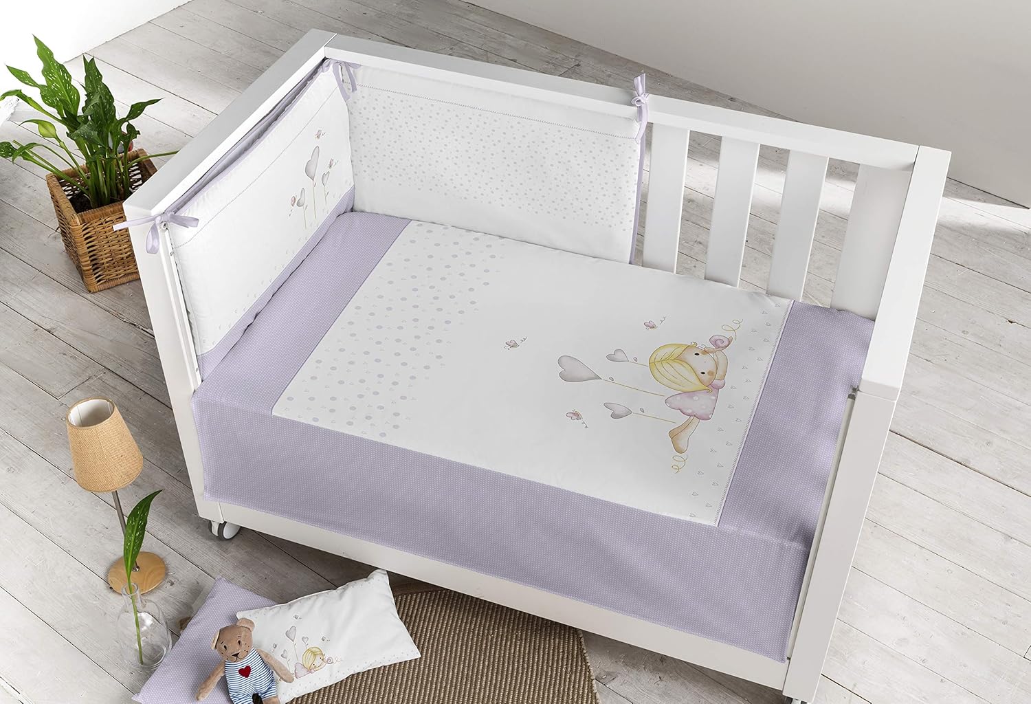 Color Malva Tamano 1x60 3377 54 Edredon Mas Protector Bebe Pielsa Baby Edredon Mas Protector Bebe Cama Edredon Mas Protector Cuna Ropa De Cama Infantil Bebe Futakuchi Hakata Com