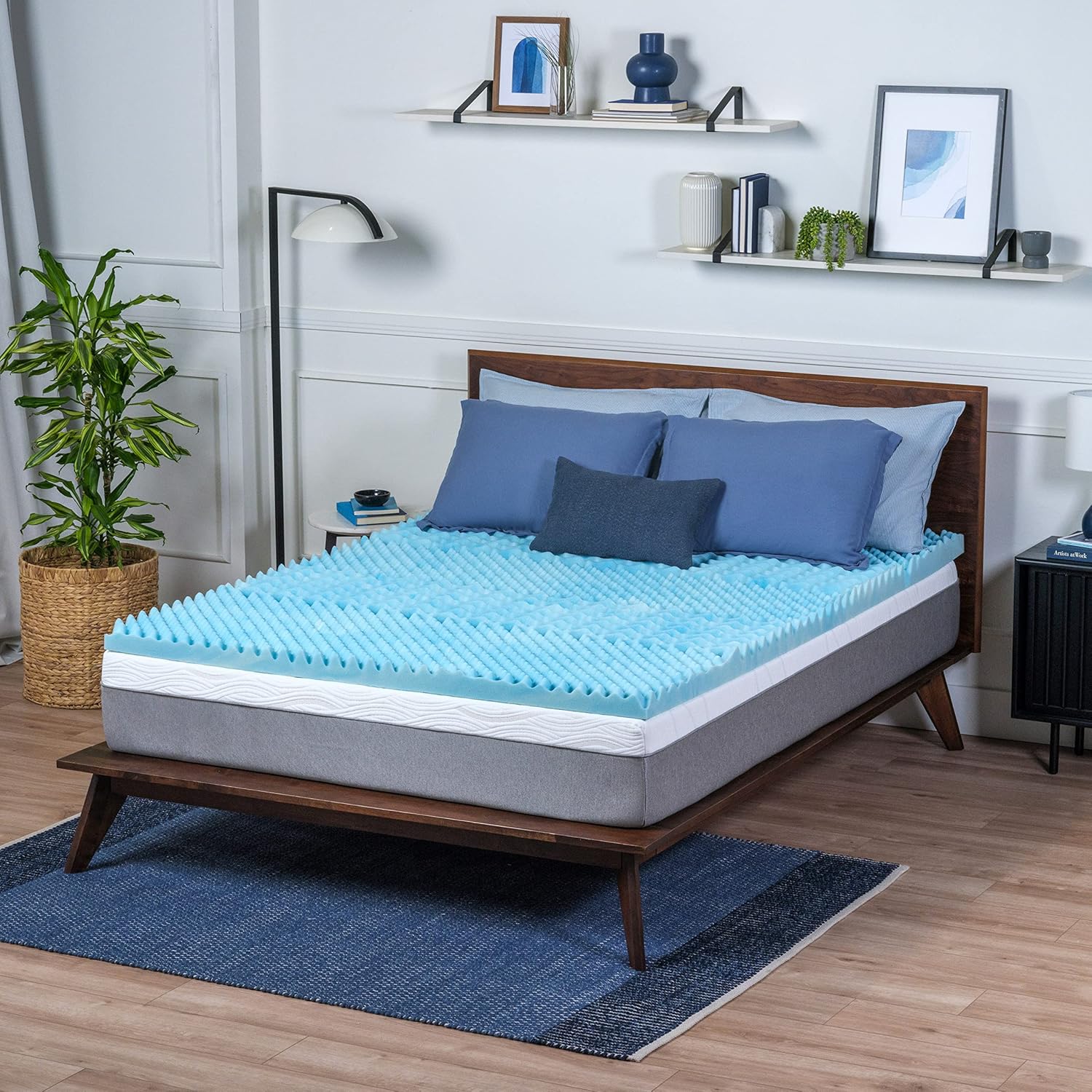 Sure2Sleep King Size, 2Inch, 5Zone Gel Swirl Memory Foam