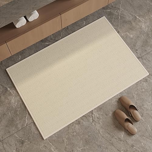 Miniatura 12 de Alfombra de Baño, Goma Antideslizante de Secado Rápido Absorbente Alfombras de Baño Delgadas que Caben Debajo de la Puerta Alfombras de Piso de