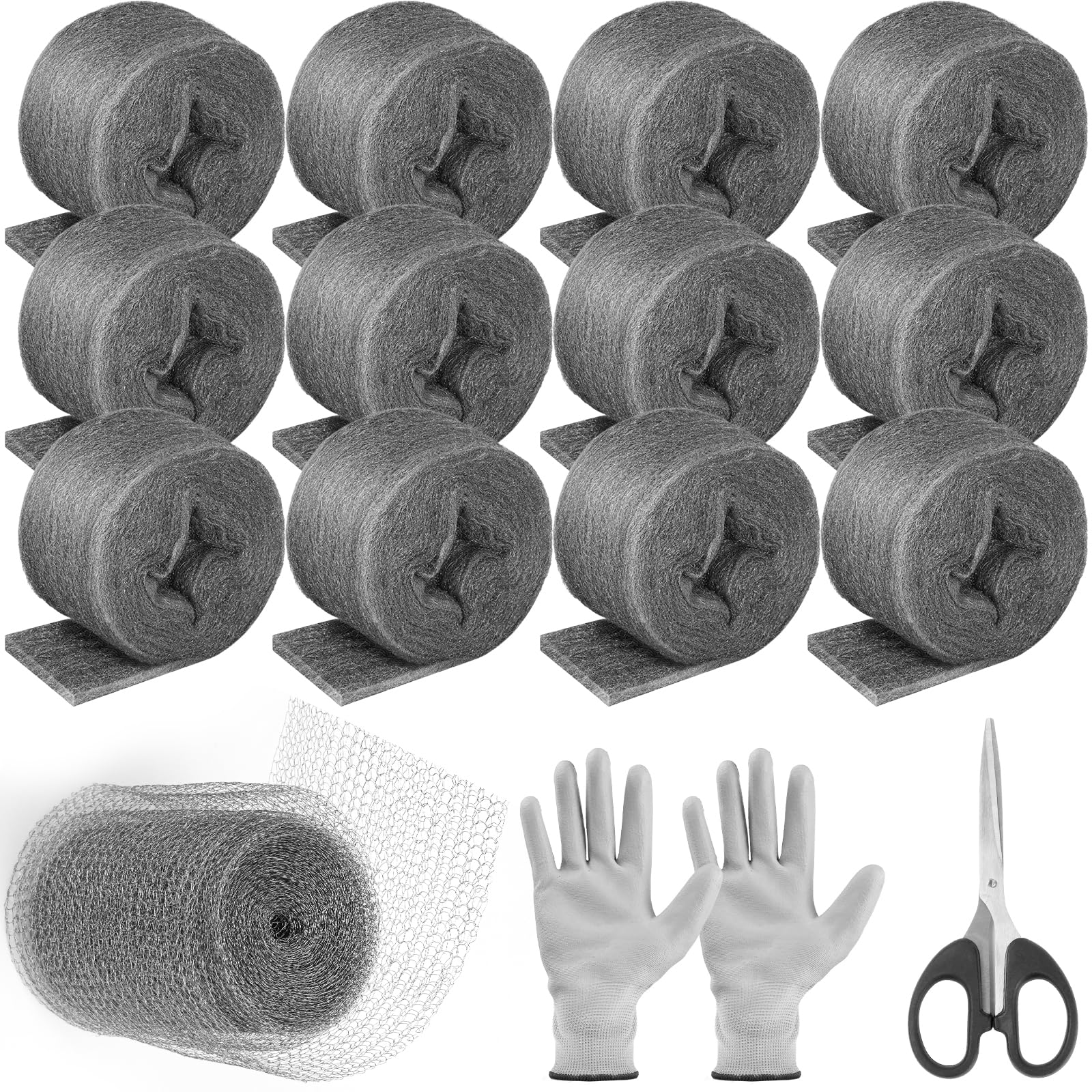 Steel Wool Mouse Control Kit - Pest Barrier -13