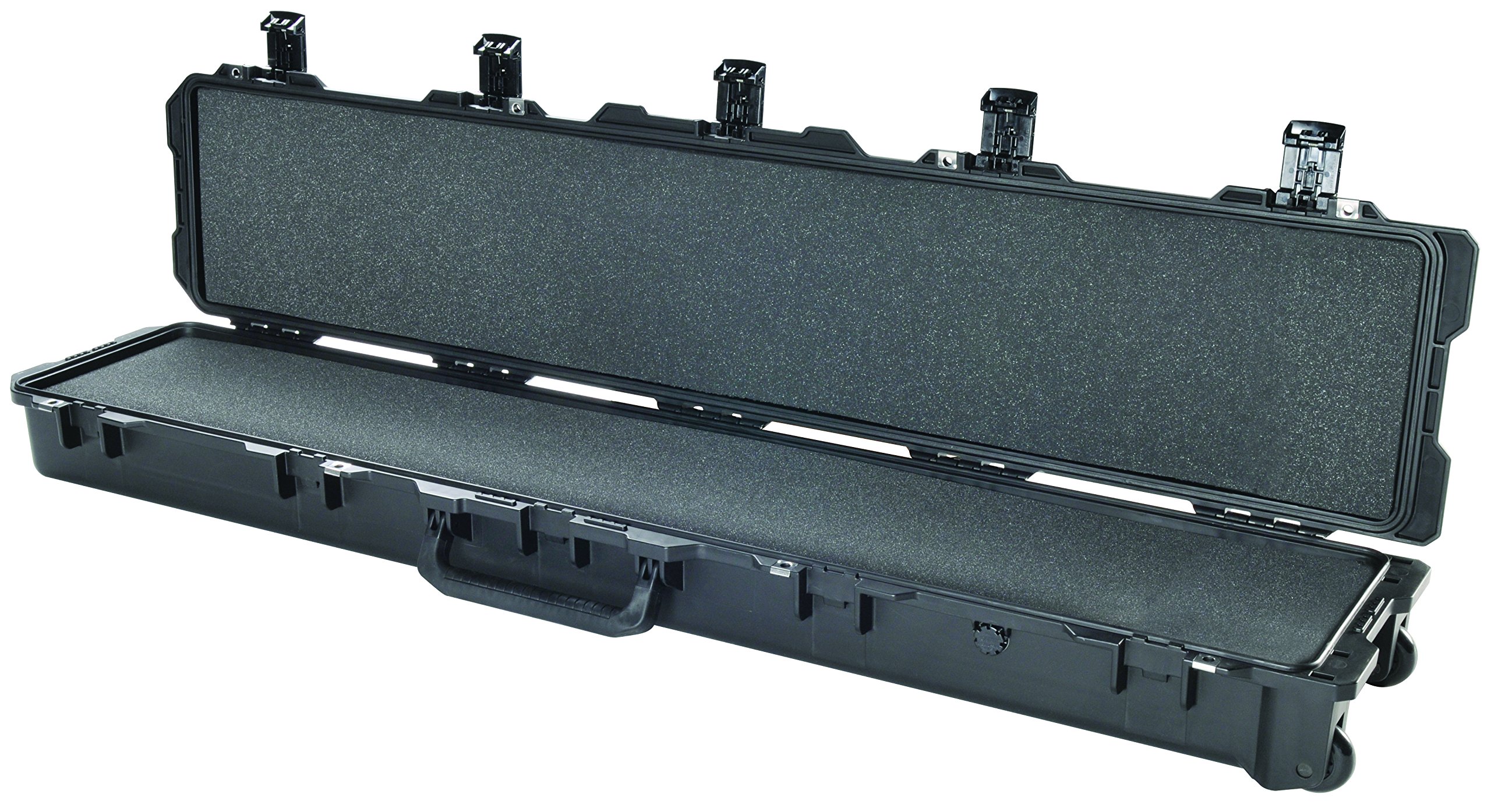 PELI Storm IM3410 Maleta Larga con Ruedas para trípodes fotográficos, Rifles y Otras Armas, Resistente al Agua y Polvo, 54L de Capacidad, Fabricada en EE.UU, con Espuma Personalizable, Color Negro