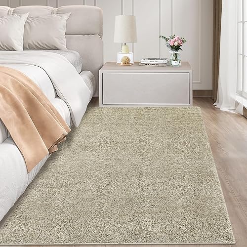 Miniatura 7 de Alfombra de área de 8 x 10 pies para sala de estar, lujosa alfombra grande y lanuda que no desprende pelusa para dormitorio, alfombra de felpa
