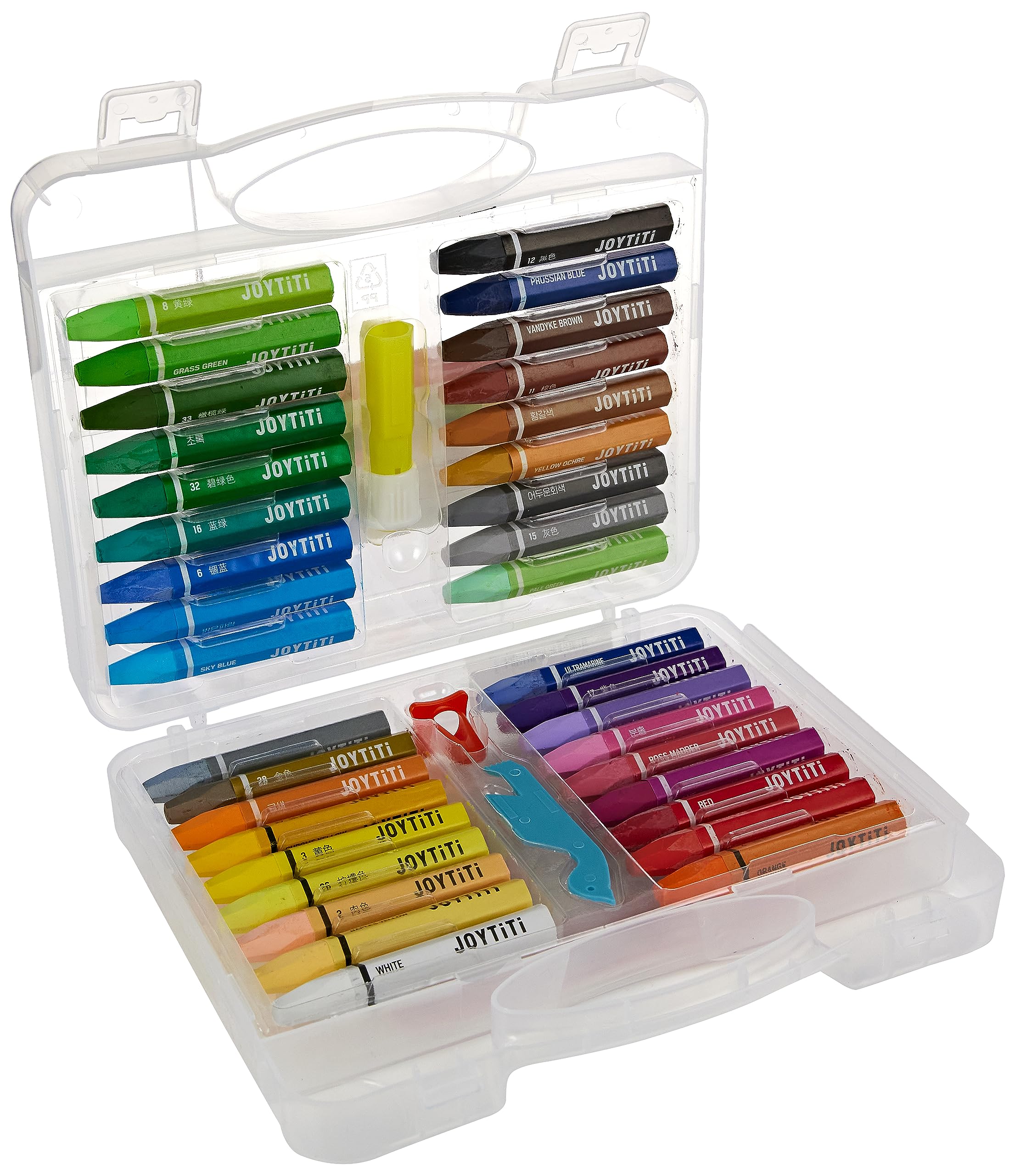 Hexagonal Oil Pastels 36 Colours, 75 mm Size