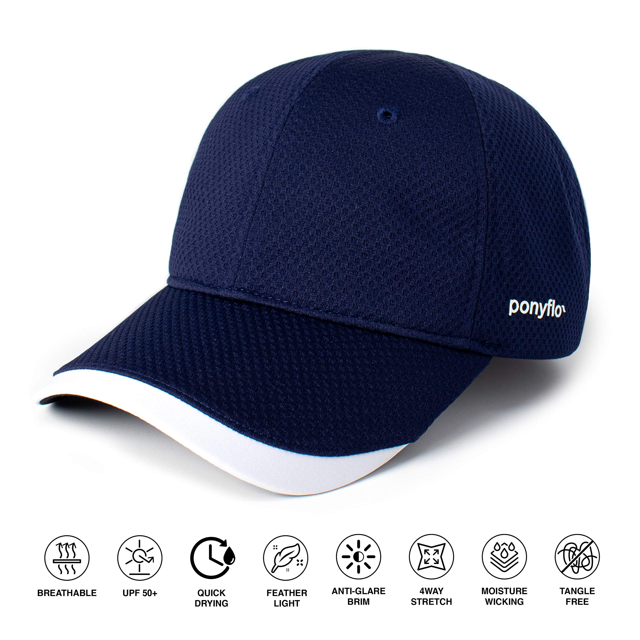 Coal Headwear Provo Performance 5 Panel Cap Hat - UPF 50, Lightweight Nylon, Moisture Wicking, Adjustable - Running Cycling Hiking - Micro Texture, One Size