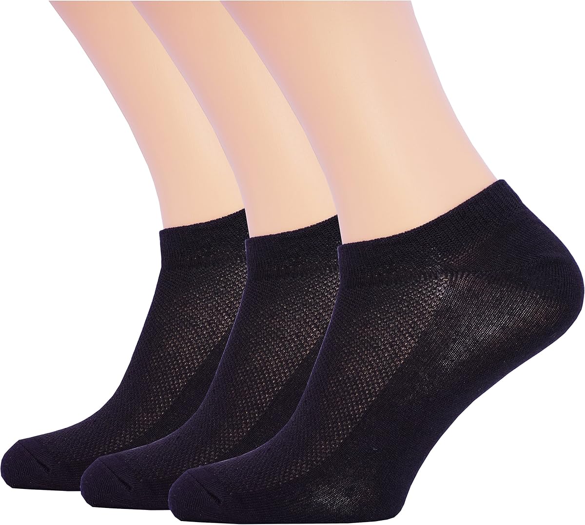 Mens and Womens Ankle Socks - Ultra Thin Breathable Cotton Socks - Dry Fit Running Low Cut Ankle Socks Mesh Athletic Socks