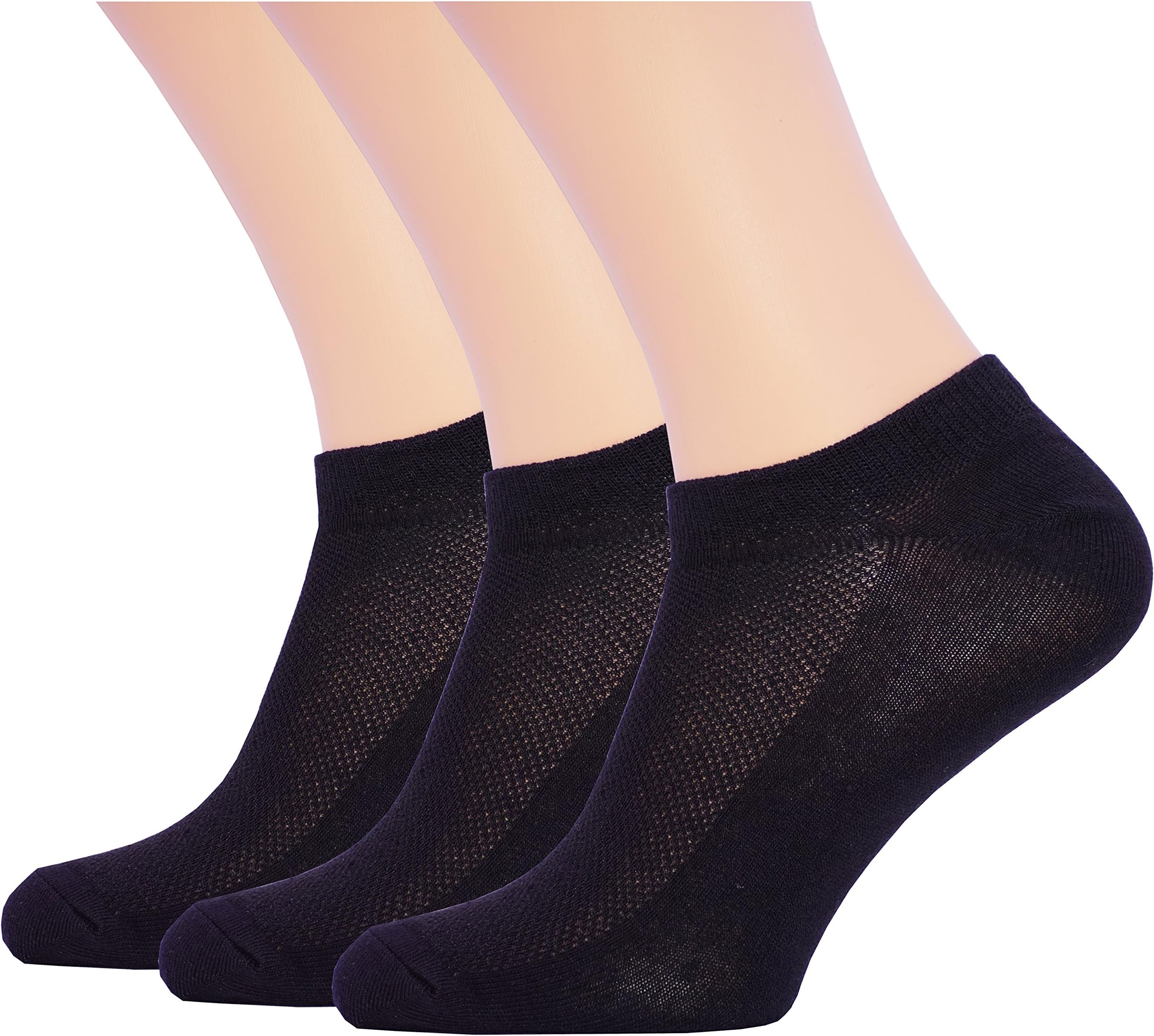 Mens and Womens Ankle Socks - Ultra Thin Breathable Cotton Socks - Dry Fit Running Low Cut Ankle Socks Mesh Athletic Socks