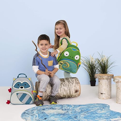 Miniatura 5 de Mochila aislada de Cody Camaleón de Skip Hop Zoo verde para niño 12 pulgadas