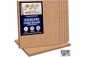 Cork Tiles for Walls Self Adhesive: Ideal for Home and Office Display Needs