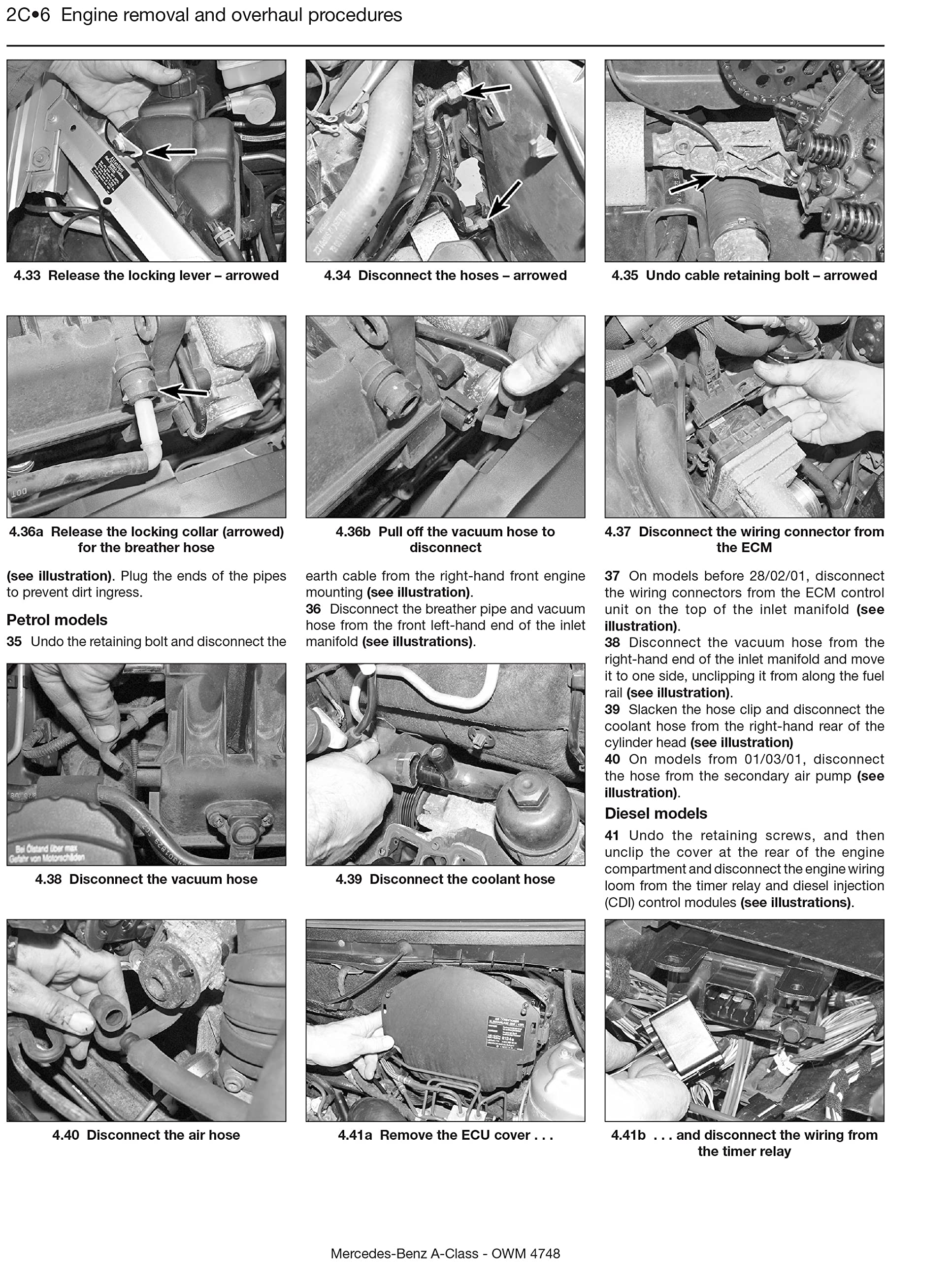 Mercedes-Benz A-Class Petrol & Diesel (98 - 04) Haynes Repair Manual