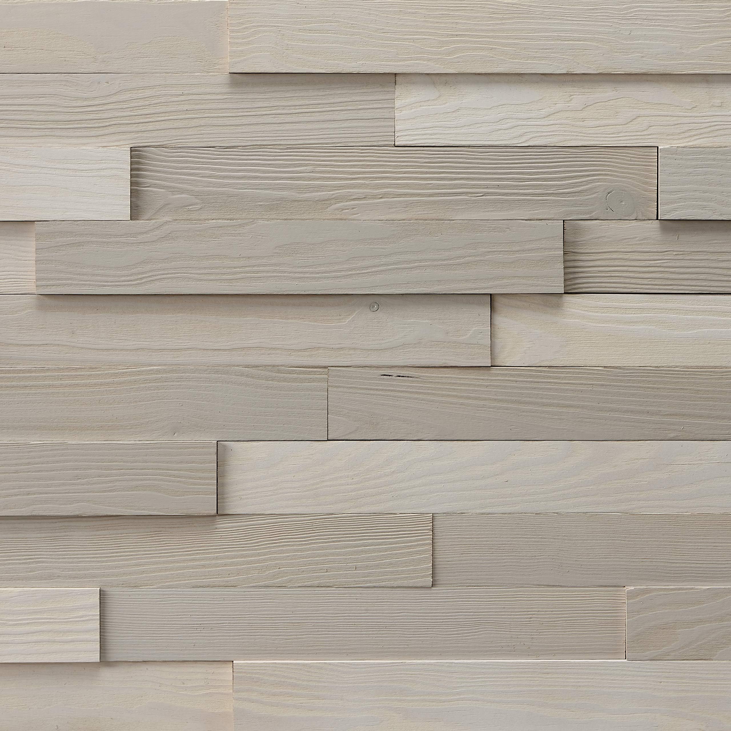 Landscape Collection Stone River - DIY Wood Wall Panel - Solid Wood Planks - Easy Peel and Stick Application - 9.8 Sq Ft