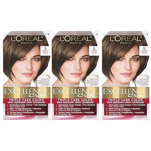 L'Oreal Paris Excellence Creme tinte de pelo de color permanente.