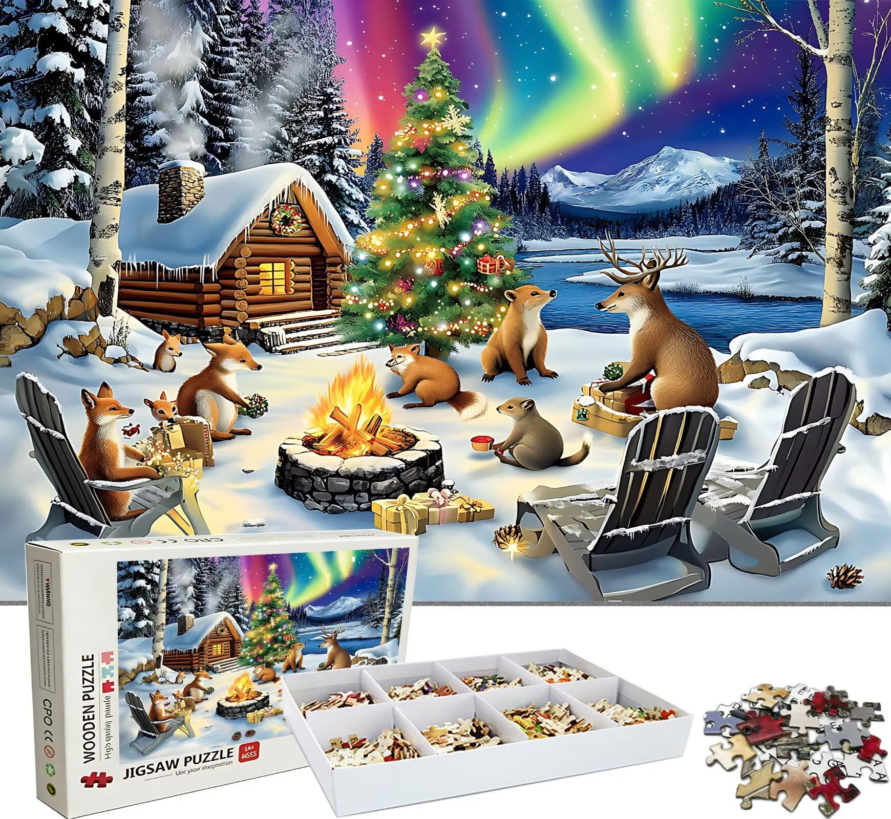 Puzzle 4000 Teile, Holzpuzzle Erwachsene Karikatur Tier Impossible Klassische Jigsaw Puzzles 141.5 x 87.5 cm, Familien Spiel, Puzzle Stressabbau Denkspiel, Home Dekor w0-431