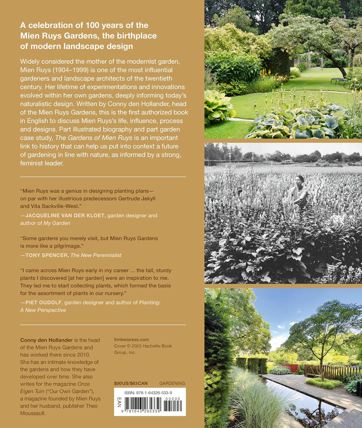 The Gardens of Mien Ruys: Strong Design, Lush Planting, and the Origins of the Modernist Garden      Hardcover – November 4, 2025