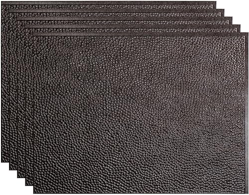 Miniatura 29 de FASÄDE Panel decorativo de vinilo martillado para salpicadero en ónix cepillado (muestra de 6 x 6 pulgadas) Ónix cepillado,Bronce antiguo,Bronce