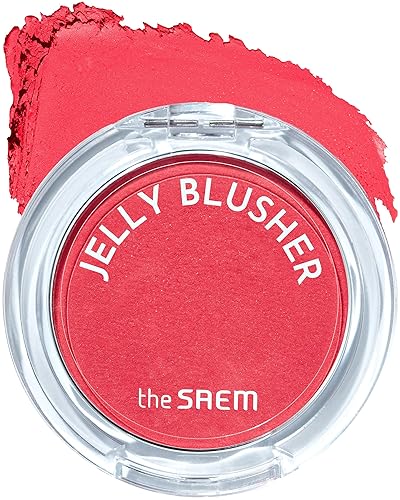 THESAEM Jelly Blusher - PK02 Scarlet Pink Clear Red Pink