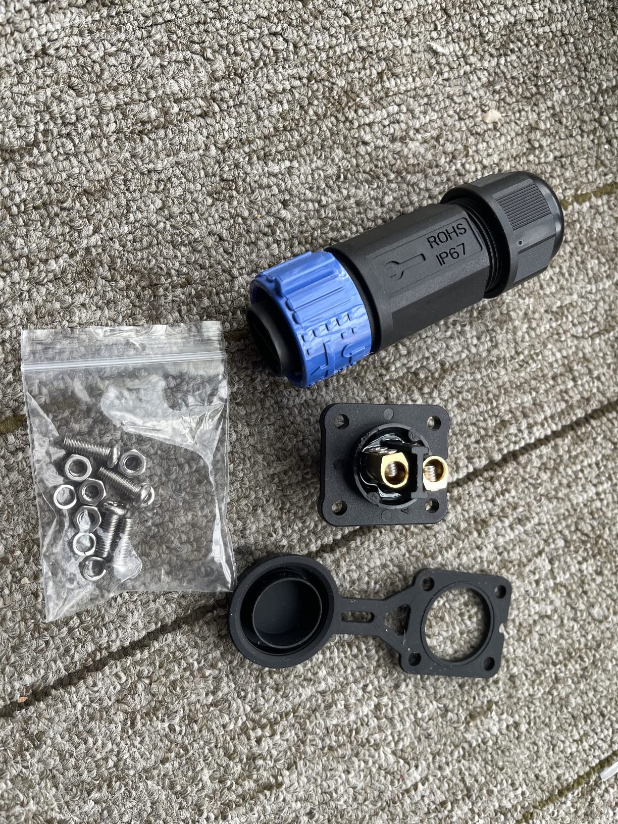 6/mo Finance Trolling Motor Plug Receptacle Set, 12V/24V/ 36V/48V