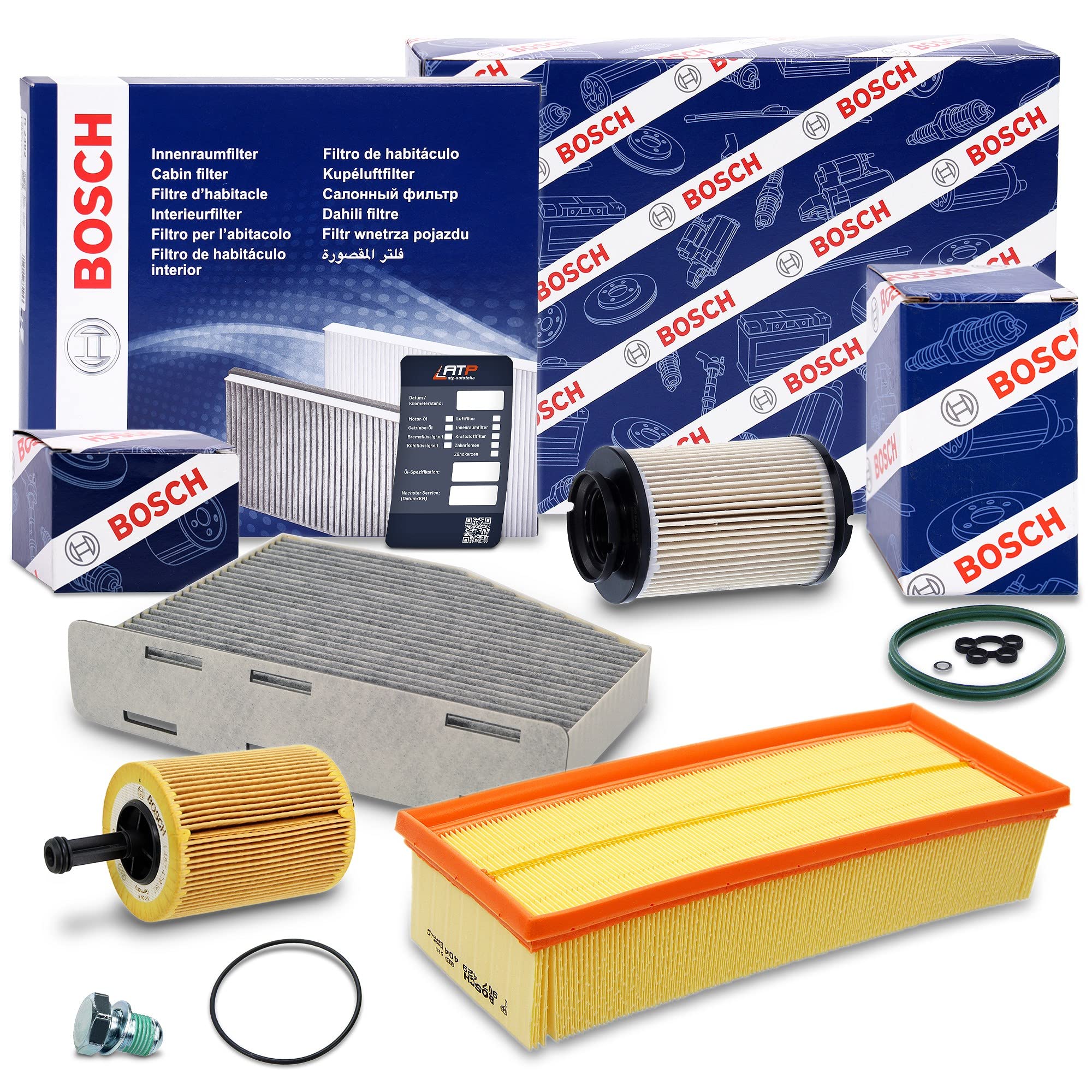 1x BOSCH-FILTER Inspektionspaket Filtersatz SET B