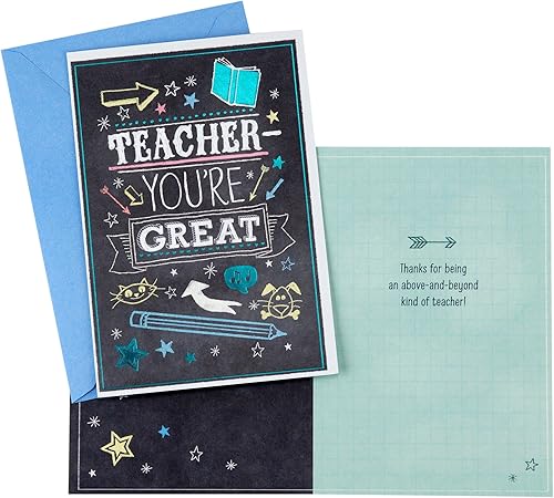 Miniatura 2 de Hallmark - Surtido de tarjetas de agradecimiento para docentes de guardería, preescolar, escuela primaria, graduación o vuelta a la escuela (8