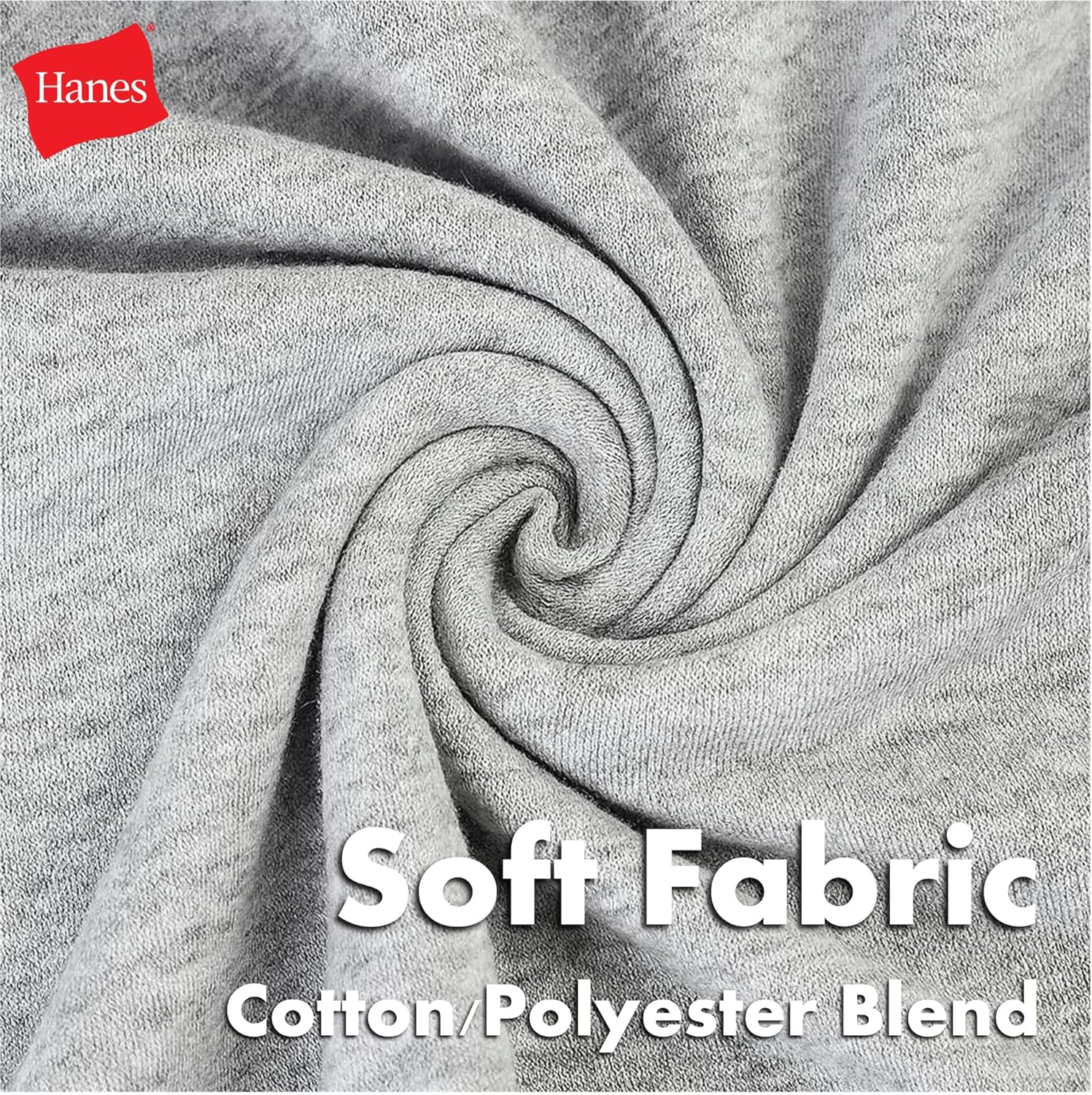 Hanes Solid Knit Sleep Pants With Drawstring and Pockets, Cotton Pajama Bottoms Comfortable Sleepwear, Grey, X-Large - Image 5