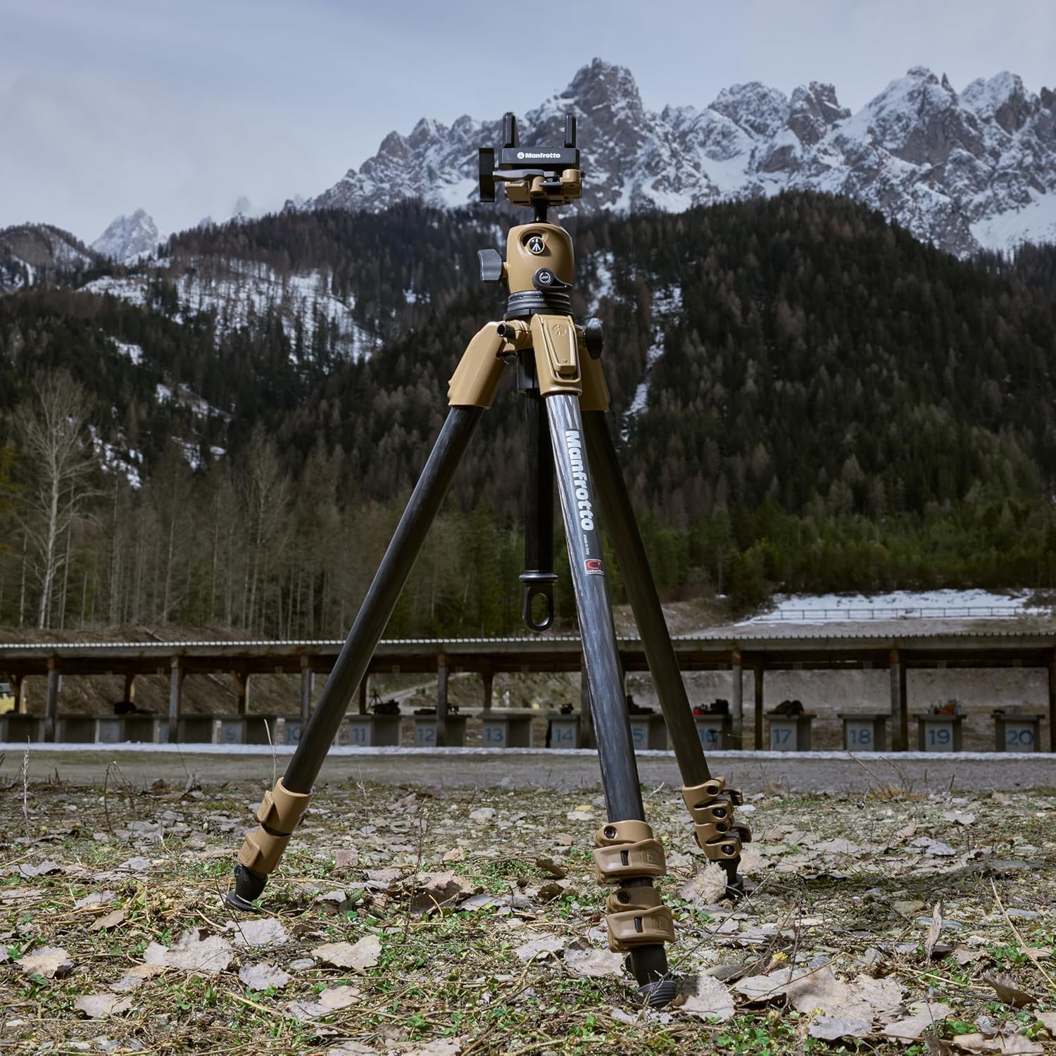 Manfrotto Alpha S.H.O.T Gun Tripod Kit , Monopod, Grip or Ball Head, for Hunting & Shooting for Gun Rifle, Lightweight, Robust, Adjustable