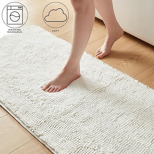 Miniatura 7 de Casual Living 32834 - Alfombra de baño pequeña y ultrasuave y absorbente con parte trasera de goma de felpilla, lavable a máquina, gruesa, de secado