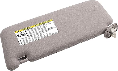 Miniatura 3 de Ezzy Auto Visera solar derecha gris claro para Toyota Venza con techo corredizo 2009, 2010, 2011, 2012, 2013, 2014, 2015 y 2016