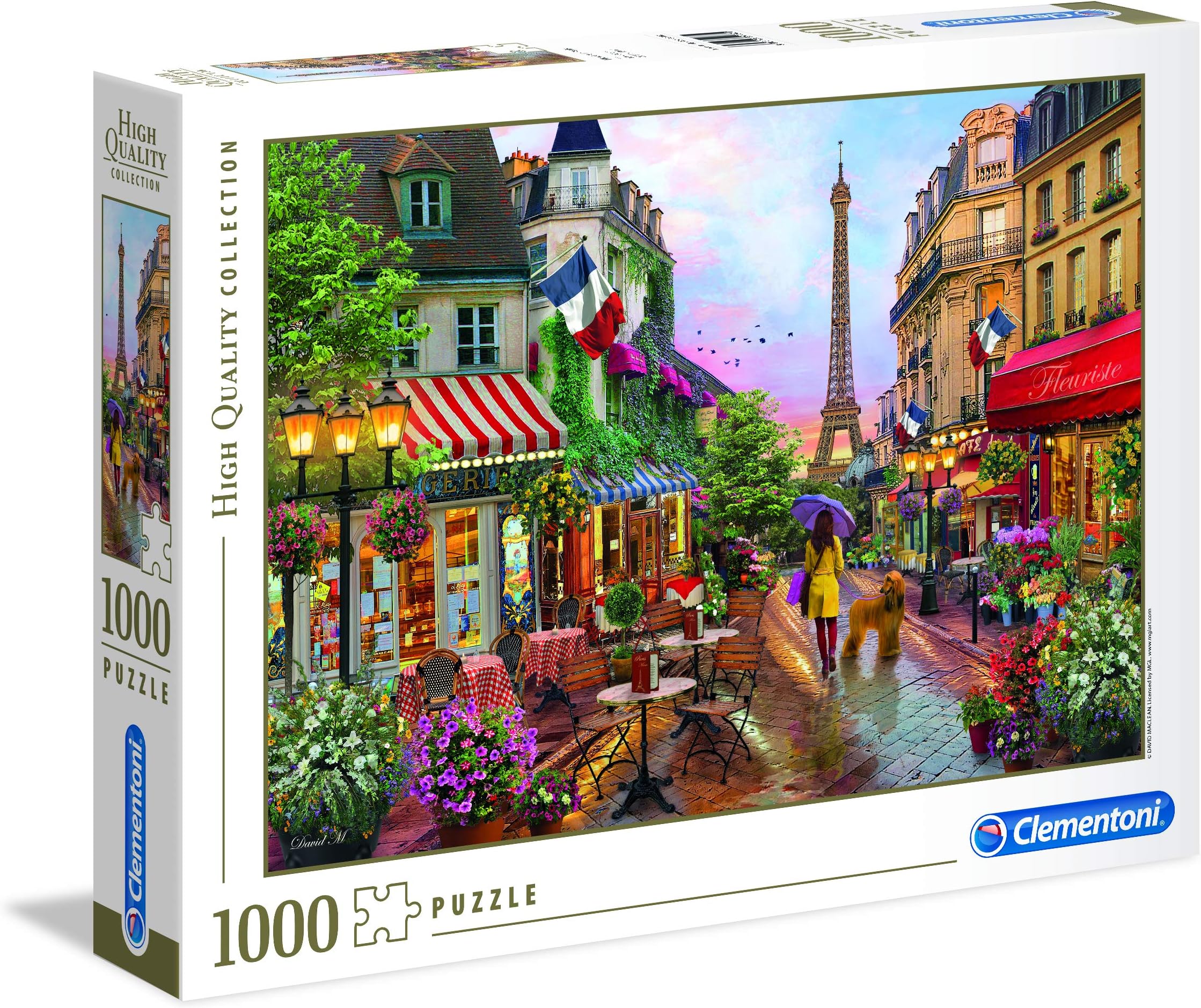 39482 - Collection Puzzle for Children and Adults -Flowers in Paris-1000 Pieces