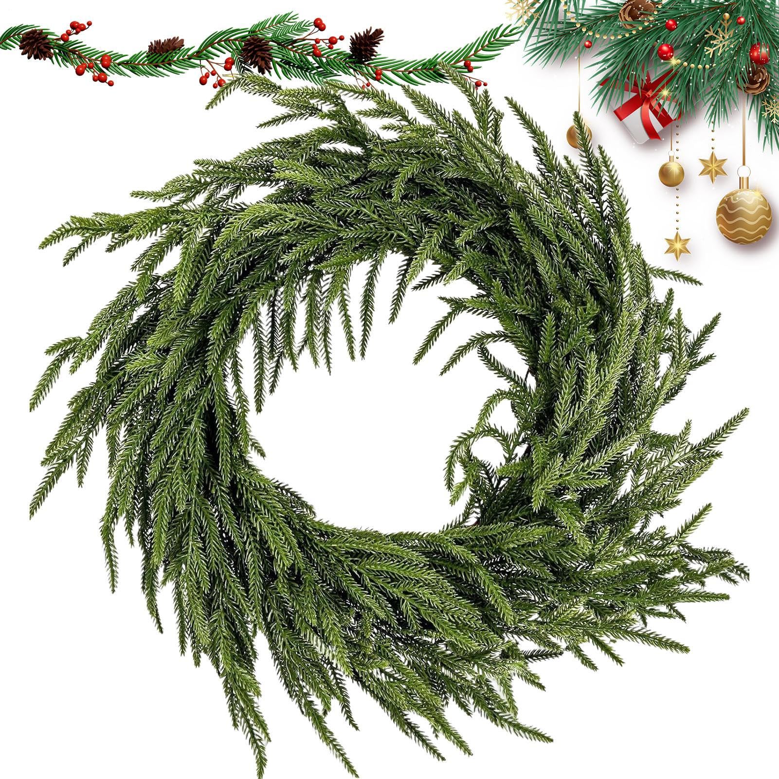 Couronne de Noël pour porte d'entrée et fenêtre : créez une ambiance festive unique