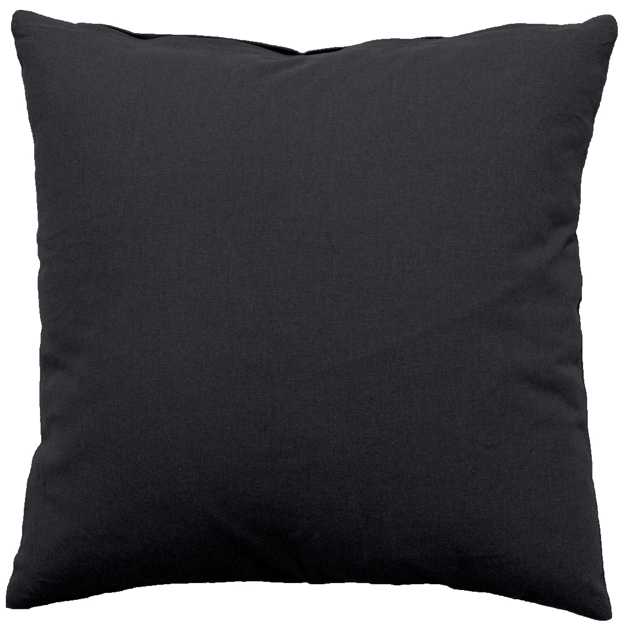 Cuscino quadrato 60x60 cm in velluto grigio scuro - Chicago