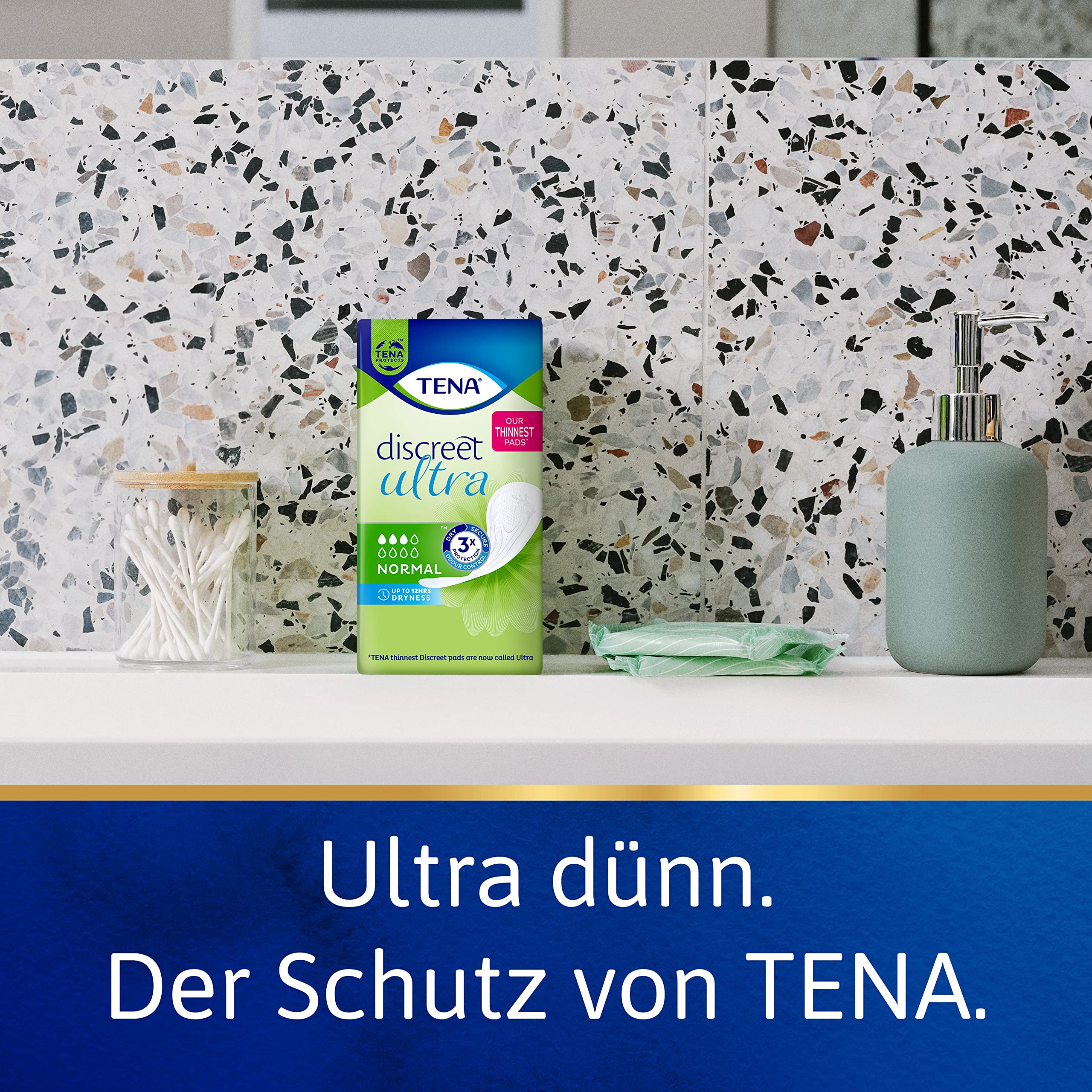 TENA Discreet Ultra Pad Normal 8x16p eC SRU
