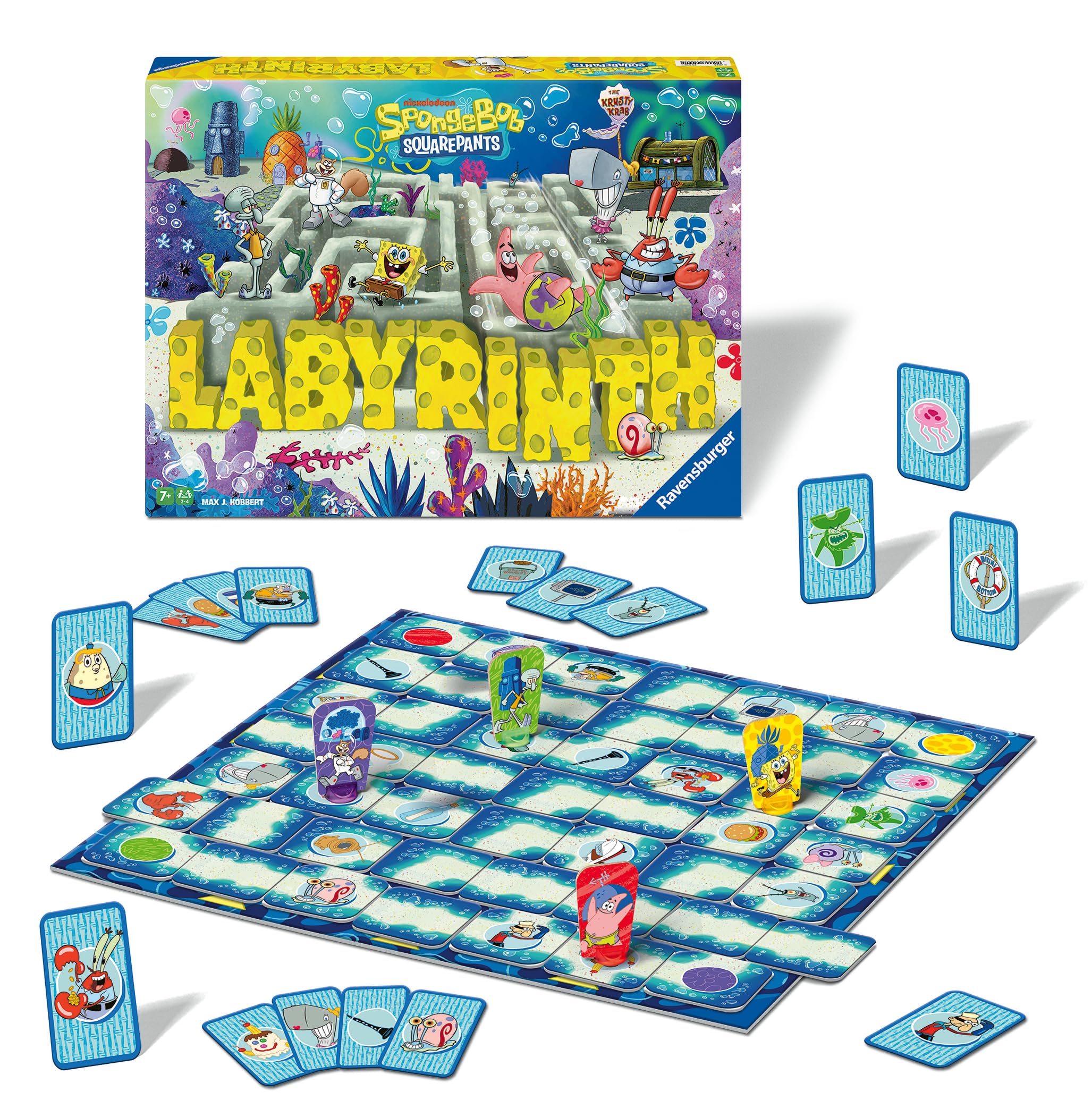 Ravensburger Sponge Bob Squarepants Labyrinth The Moving Maze Game Family Strategy Board Game for Kids & Adults Age 7 Years Up - Image 4