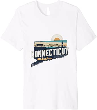Connecticut USA State Premium T-Shirt