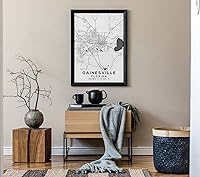 Vista 7 de Mapa de Gainesville, Florida, Light 2 (12x16)