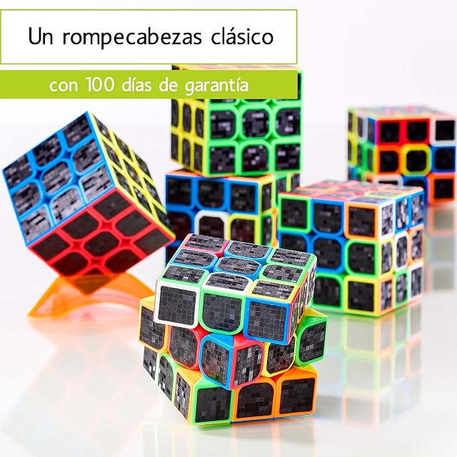 Foto 7 de 8 de CUBIDI Cubo de Magico 3x3, Propiedades Optimizadas para la Velocidad para Principiantes y Usuarios Avanzados…