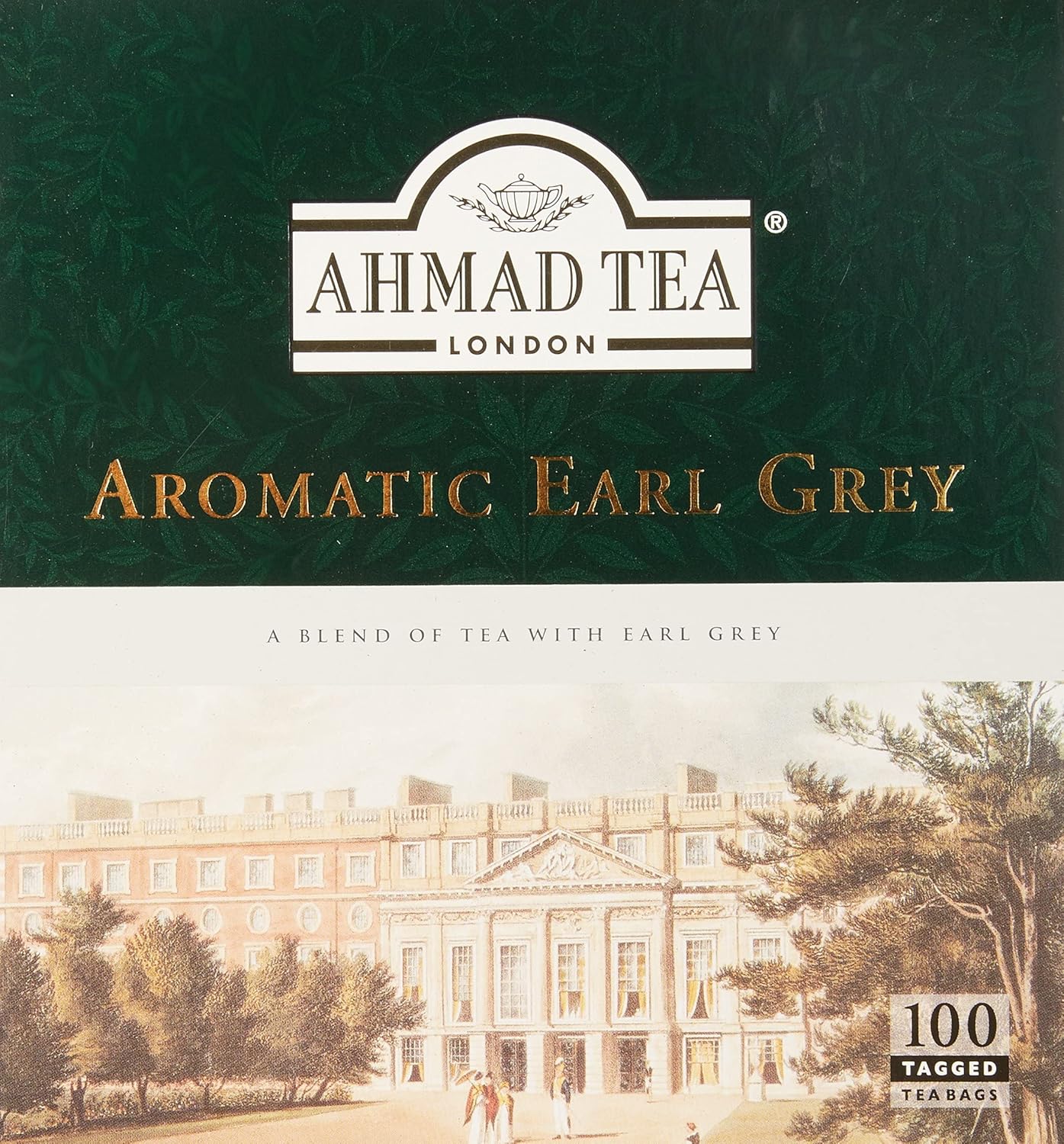 Ahmad Tea Earl Grey Aromatic Black Tea Bags (100 Count)