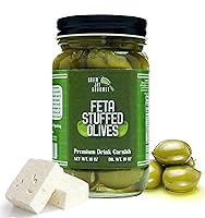 Vista 7 de Green Jay Gourmet Aceitunas Rellenas de Queso Jalapeño Jack – Aceitunas Verdes Rellenas de Queso para Guarnición de Cóctel y Tabla de Quesos
