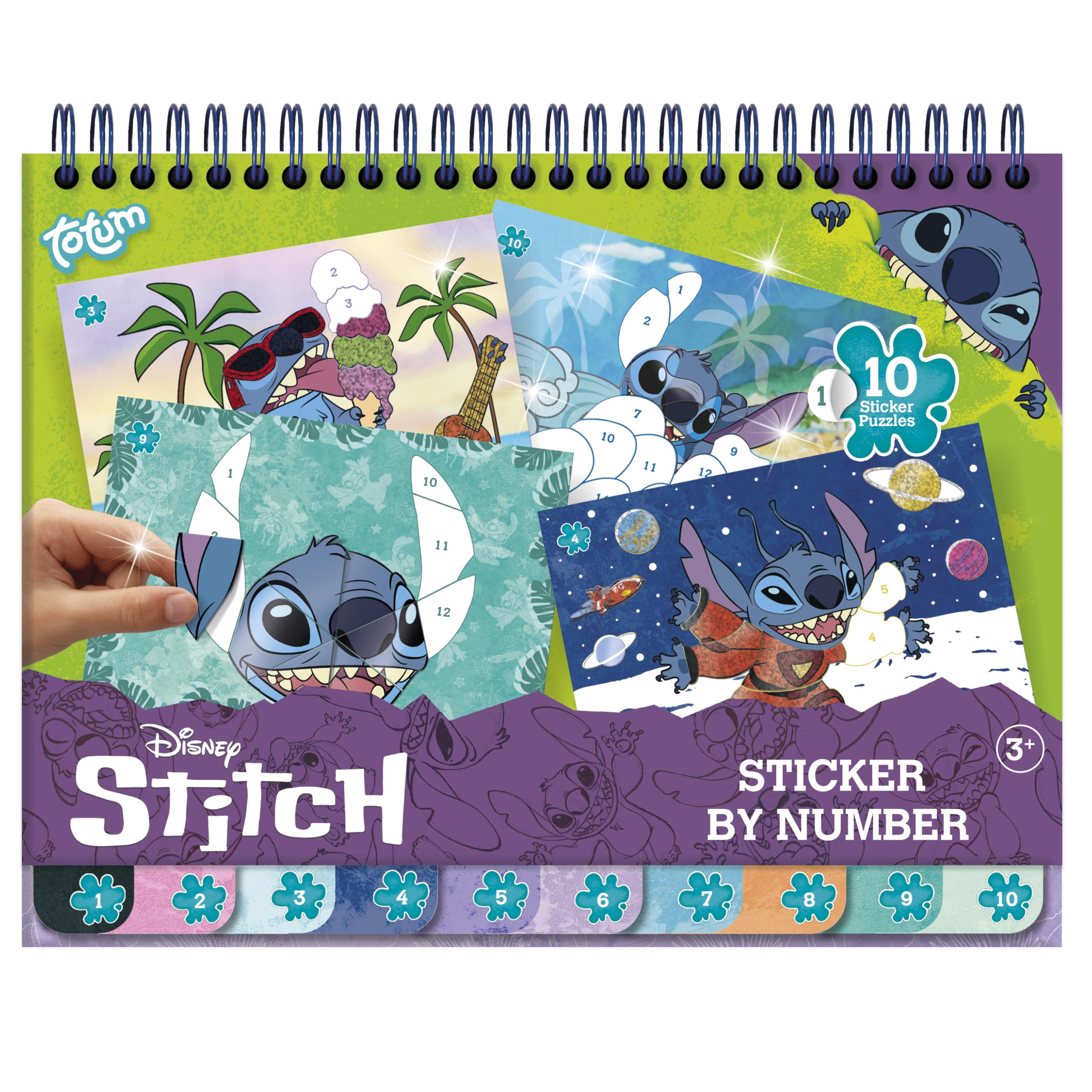 Livre de coloriage Stitch avec autocollants - Apprentissage créatif pour enfants