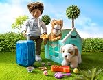Our Generation - Hop dans Cat Carrier - Sac de transport pour animaux de compagnie & Jouet de soins - En peluche Tabby Chat animal farci - 18-Inch Accessoires pour poupées - Faites semblant de jouer - 3 Années & Plus vieux pour enfant