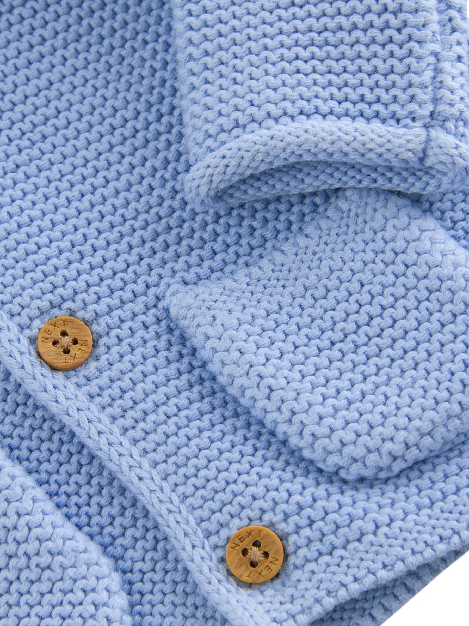 NEXT Bébé garçon Cardigan bébé en Maille Bleu 12 Mois-18 Mois