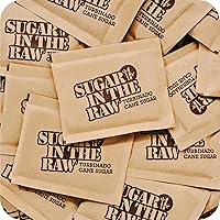 Vista 3 de SUGAR IN THE RAW, paquetes de azúcar de caña granulada, 100 unidades (paquete de 8)