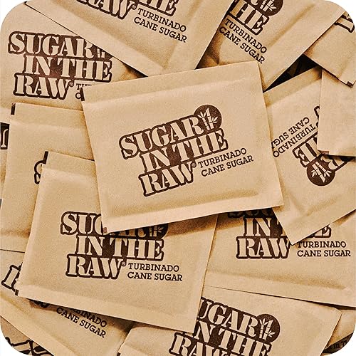 Miniatura 3 de Sugar In The Raw Paquetes de Azúcar de Caña Turbinado, Caja de 200 Ct, 1 Paquete, Azúcar Turbinado Puro y Totalmente Natural, Verificado por