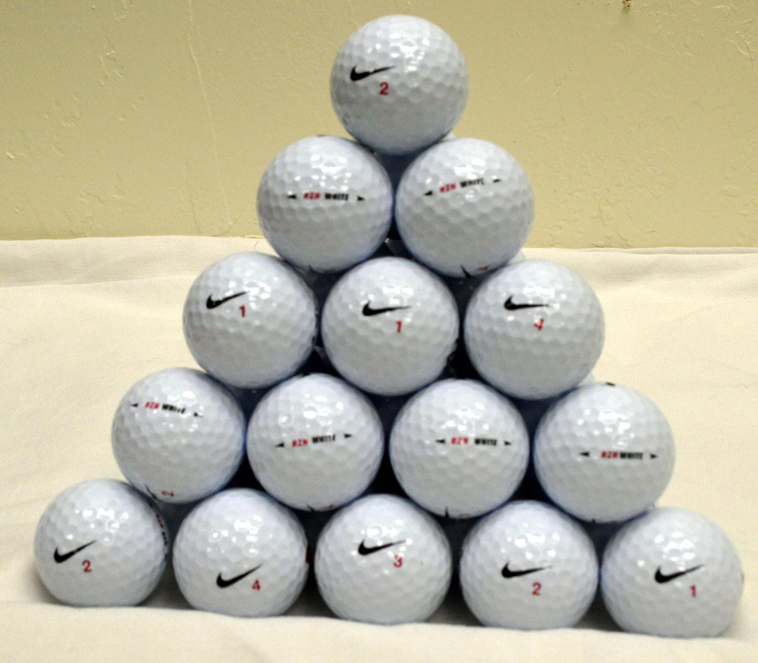 nike rzn white golf balls