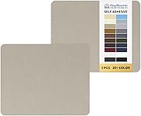 Vista 42 de KING MOUNTAIN Parche de reparación de lona de 9 x 11 pulgadas, 2 piezas, parche de tela impermeable autoadhesivo para sofás, tiendas de campaña