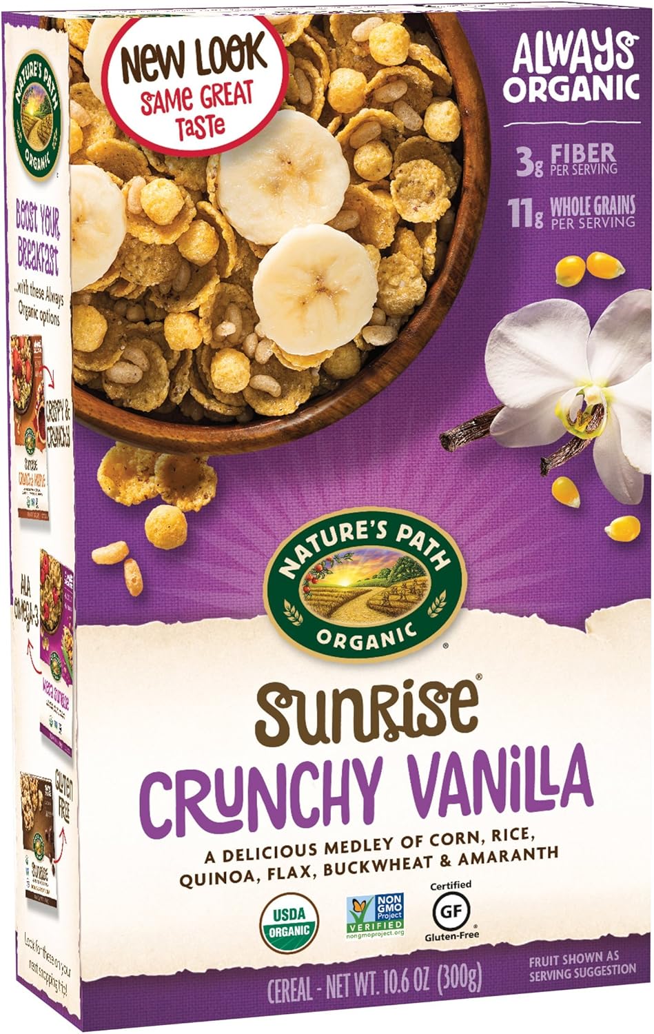 's Path, Organic Gluten-Crunchy Vanilla Cereal