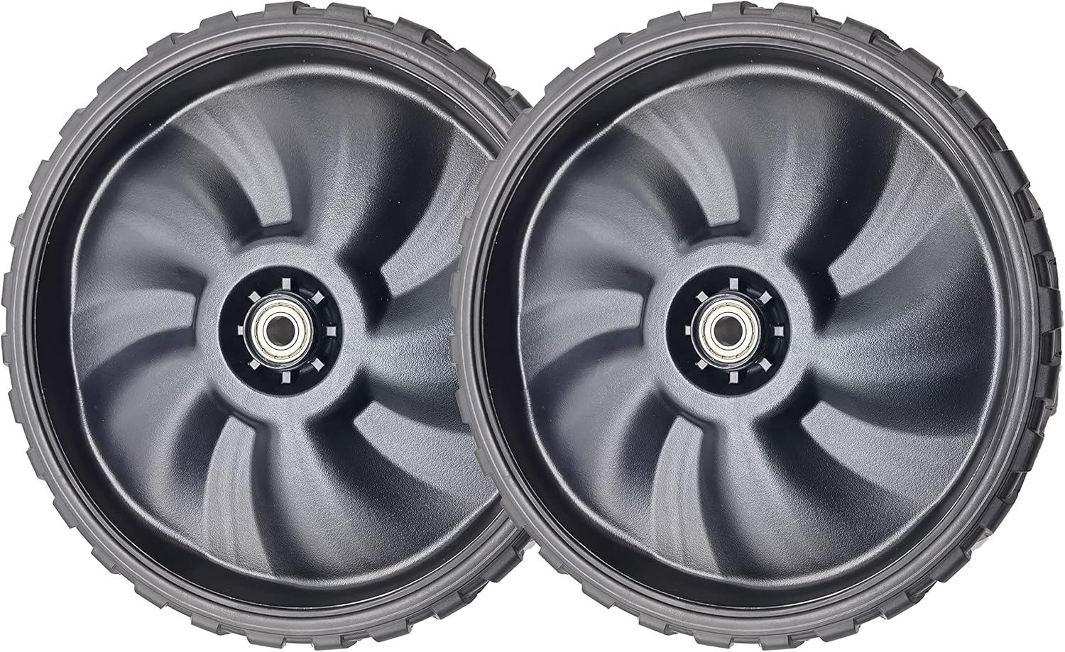 2pcs 11" 634-04601 Wheel for MTD fits Troy-Bilt Cub-Cadet Craftsman Bolens Remington Ryobi Yardman Yard-Machine White Huske